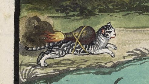 Illumination from Ein wahres Probiertes und Pracktisches geschriebenes Feuerbuch, 1607.