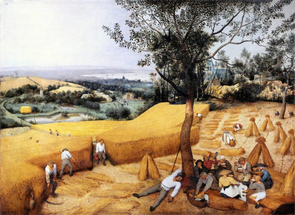 Pieter Brueghel the Elder, The Harvesters, 1565.