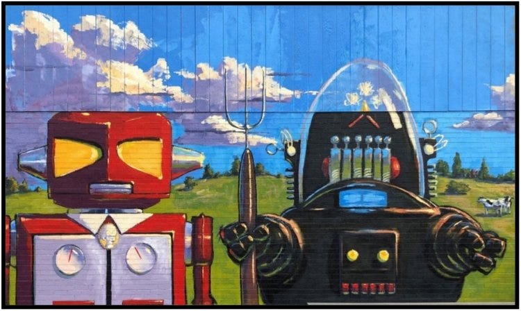 Henry Stinson, Untitled Wall Mural, 2019. (Columbia Heritage Photographs)